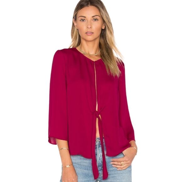 L'Academie The Low Knot Blouse - Picture 1 of 5
